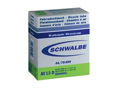 SCHWALBE 26x2.1-26x3.0 AV(Auto/Schrader)290g Tube AV13D