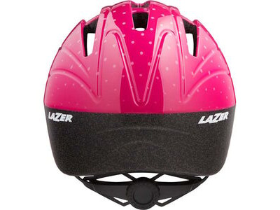 Lazer Bob+ Helmet, Pink Dots, Uni-Kids click to zoom image