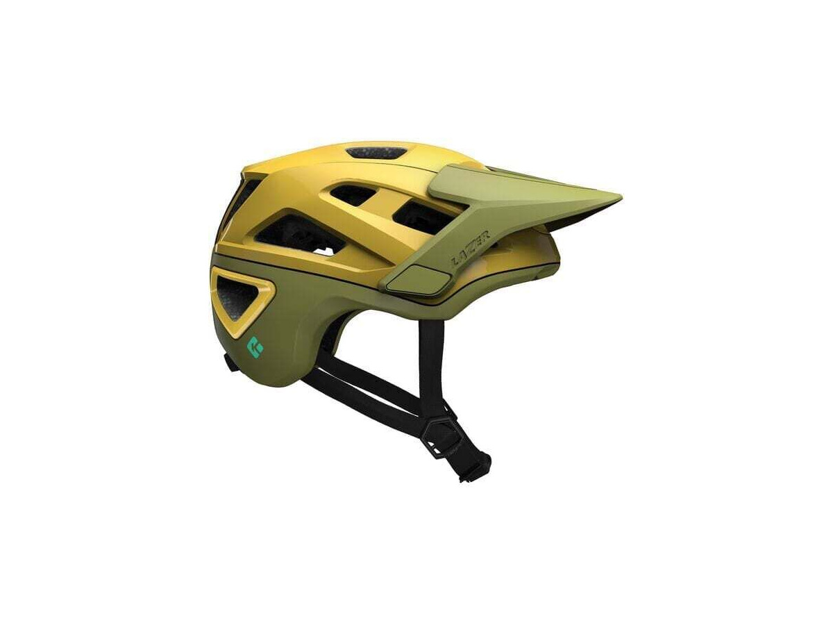Lazer Jackal KinetiCore Helmet, Gold Green click to zoom image