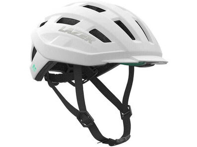 Lazer Codax KinetiCore Helmet, Matt Full White, Uni-Adult