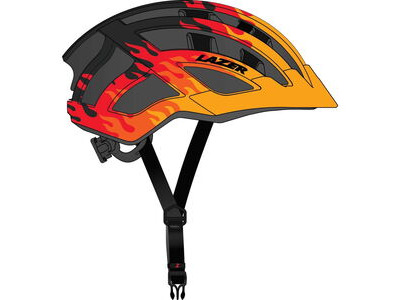 Lazer J2 Matt Flames OE UNI Matt Orange Flames