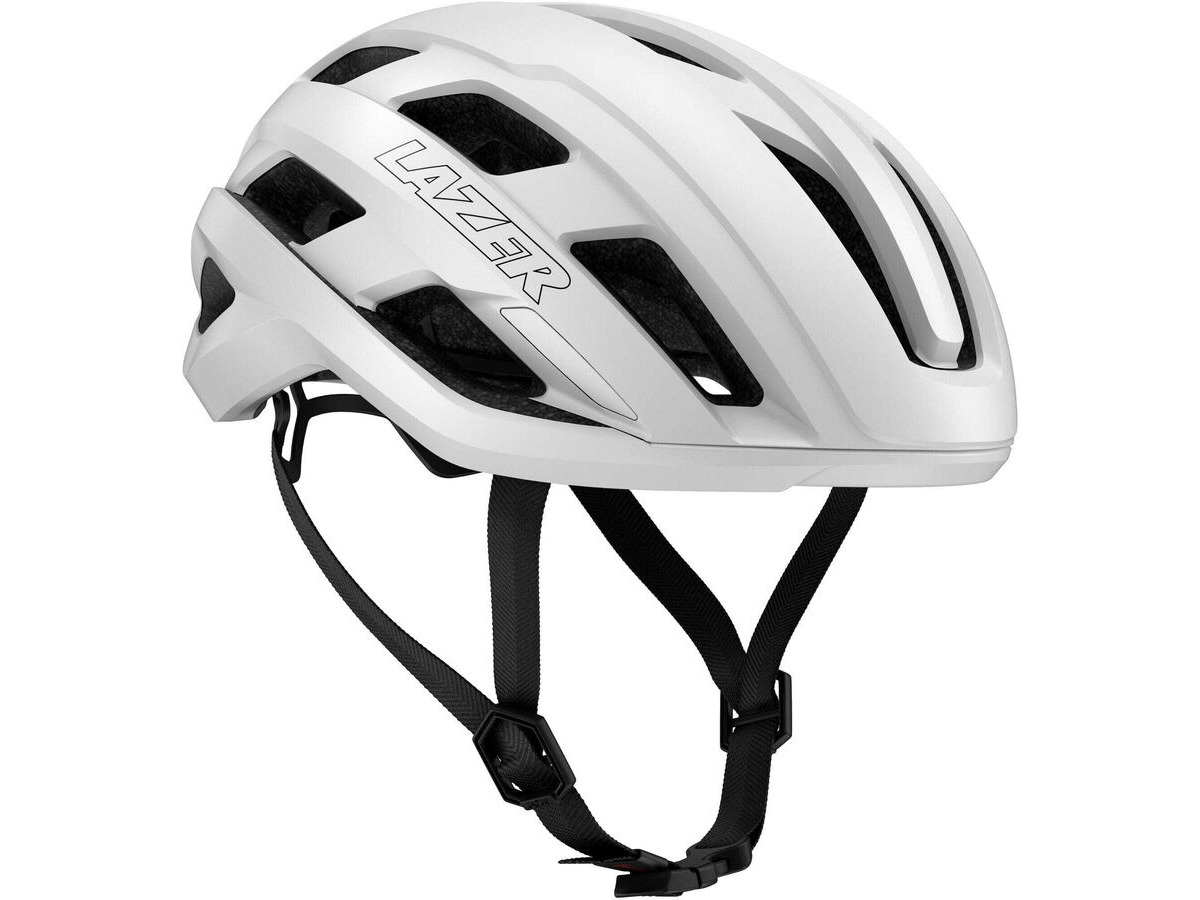 Lazer Strada KinetiCore Helmet, Full White click to zoom image