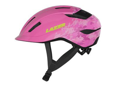 Lazer J1 KC Helmet, Clouds, Uni-Youth Pink click to zoom image