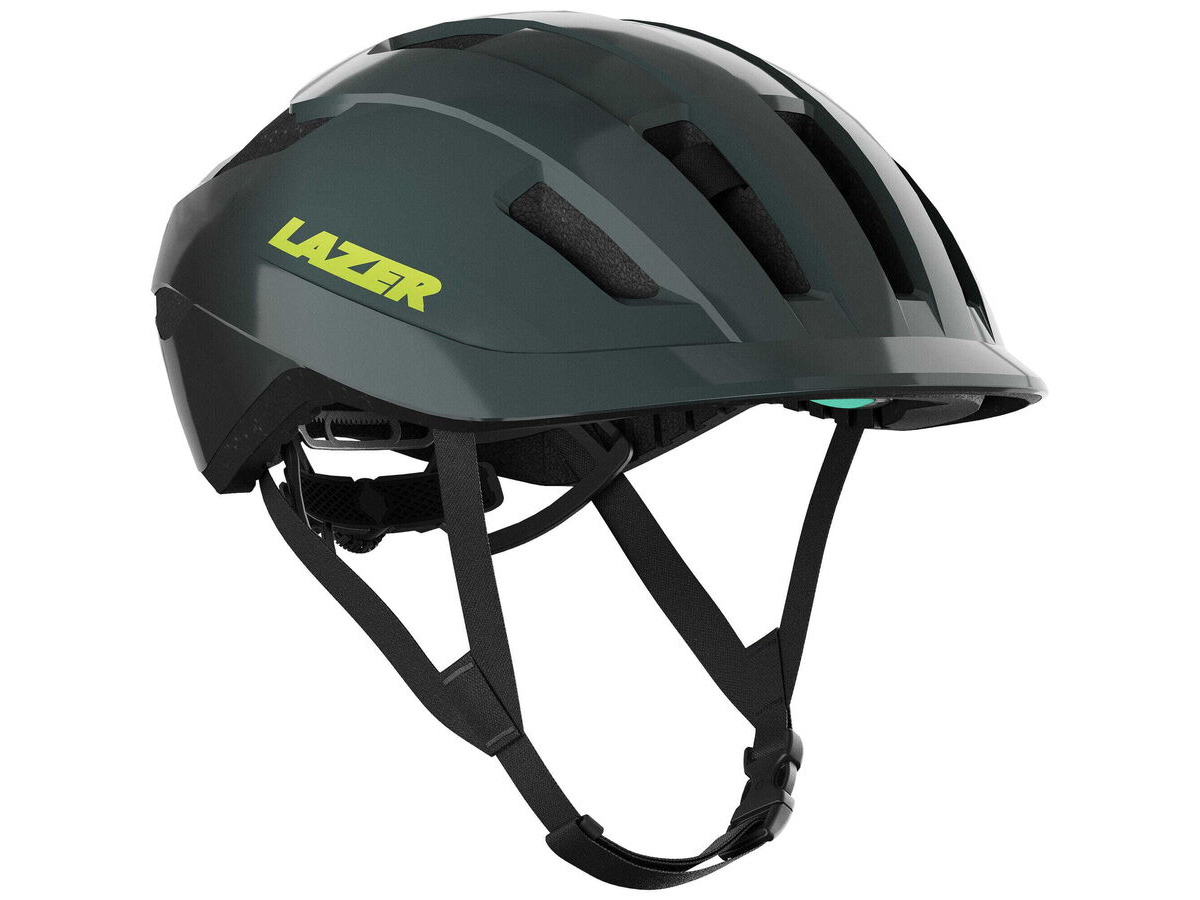 Lazer J1 KC Helmet, Black Grey, Uni-Youth Black / Grey click to zoom image
