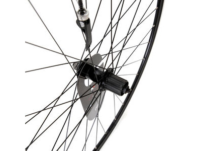 KX Pro Road 700C Q/R Sealed Bearing 8-10 Speed Wheels in Black Rear click to zoom image
