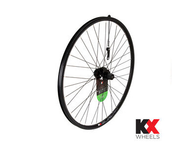 KX Hybrid 700C Doublewall Q/R Cassette Wheel Disc Brake in Black (Rear) BLACK