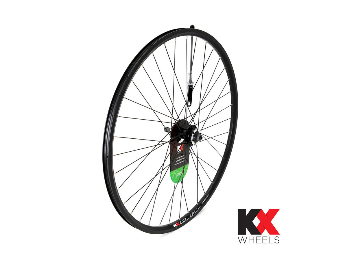 KX Hybrid 700C Doublewall Q/R Screw On Wheel Disc Brake in Black (Rear) BLACK click to zoom image
