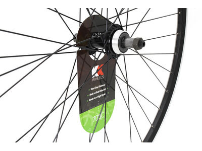 KX Hybrid 700C Doublewall Q/R Screw On Wheel Rim Brake (Rear) BLACK click to zoom image