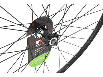 KX Hybrid 700C Doublewall Q/R Wheel Rim Brake (Front) BLACK click to zoom image