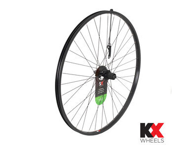 KX Hybrid 700C Singlewall Q/R Cassette Wheel Rim Brake (Rear) SILVER