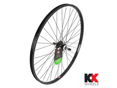 KX Hybrid 700C Singlewall Solid Axle Screw On Wheel Rim Brake (Rear) BLACK