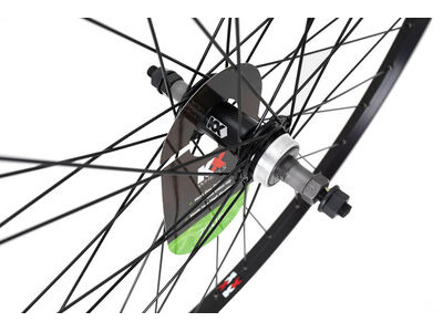 KX Hybrid 700C Singlewall Solid Axle Screw On Wheel Rim Brake (Rear) BLACK click to zoom image