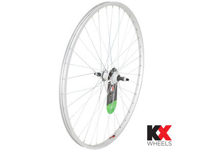 KX Hybrid 700C Singlewall Solid Axle Screw On Wheel Rim Brake (Rear) SILVER