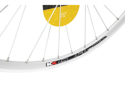 KX MTB 26" Doublewall Q/R Cassette Wheel Rim Brake (Rear) SILVER click to zoom image