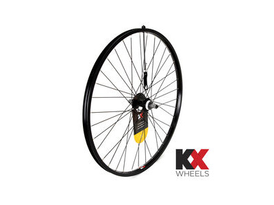 KX MTB 26" Singlewall Q/R Screw On Wheel Rim Brake (Rear) BLACK