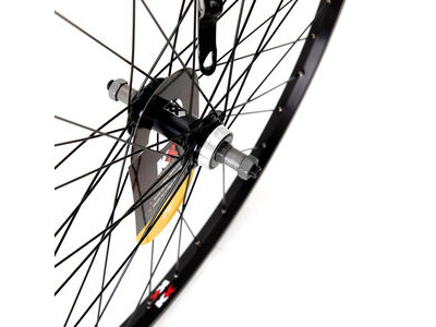 KX MTB 26" Singlewall Q/R Screw On Wheel Rim Brake (Rear) BLACK click to zoom image
