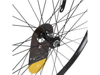 KX MTB 26" Singlewall Q/R Wheel Rim Brake (Front) BLACK click to zoom image
