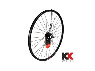 KX MTB 29" 29er Doublewall Q/R Screw On Wheel Disc Brake in Black (Rear)