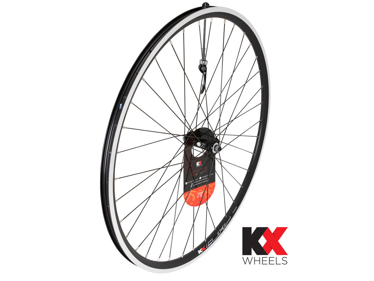 KX MTB 29" 29er Doublewall Q/R Wheel Rim Brake in Black (Front) click to zoom image