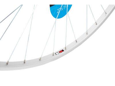 KX Road 27 x 1 1/4" Singlewall Solid Axle Wheel Rim Brake in Silver (Front) click to zoom image