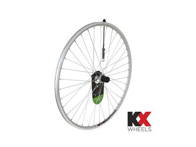 KX Road 700C Doublewall Q/R Cassette Wheel Rim Brake (Rear) SILVER