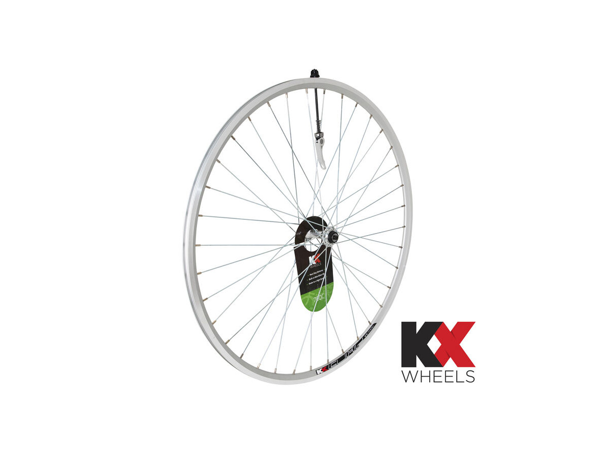 KX Road 700C Doublewall Q/R Wheel Rim Brake (Front) SILVER click to zoom image