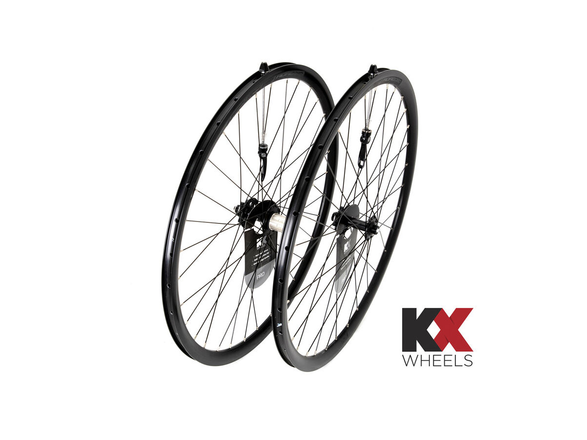 KX Pro Road 700C Q/R Disc Sealed Bearing 10-11 Speed Wheels Wheelset click to zoom image