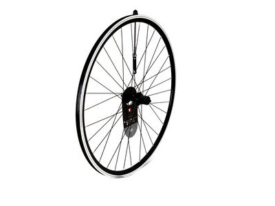 KX Pro Road 700C Q/R Sealed Bearing 8-10 Speed Wheels in Black Wheelset click to zoom image