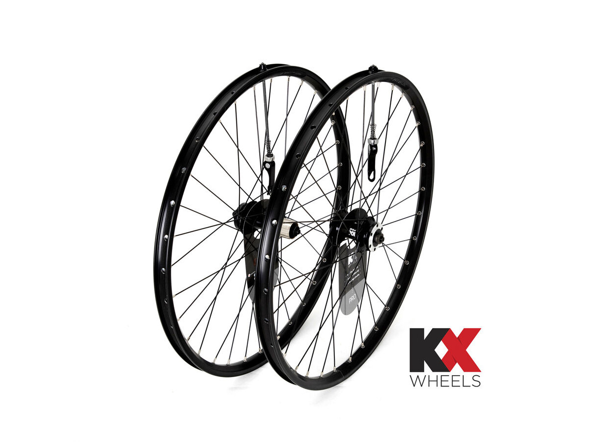 KX Pro MTB 26" Q/R Disc Sealed Bearing 10-11 Speed Wheelset click to zoom image