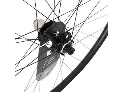 KX Pro 29" MTB Disc Tubeless Thru Axle Wheels in Black Rear click to zoom image