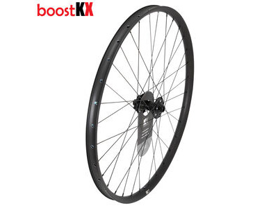 KX KX Pro 27.5" MTB Disc Tubeless Thru Axle Boost Wheels in Black Rear click to zoom image