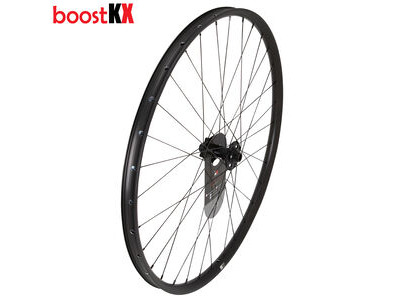 KX KX Pro 29" MTB Disc Tubeless Thru Axle Boost Wheels in Black Rear click to zoom image