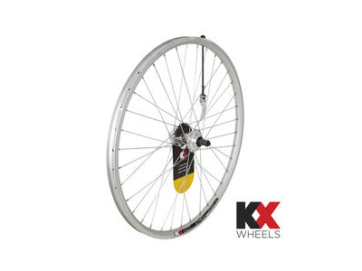 KX MTB 26" Doublewall Q/R Screw On Wheel Disc Brake (Rear) in Silver