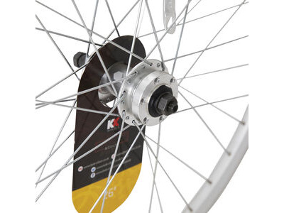 KX MTB 26" Doublewall Q/R Screw On Wheel Disc Brake (Rear) in Silver click to zoom image