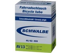 SCHWALBE 14x1.3/8(350A)AV(Auto/Schrader Valve)Tube AV2