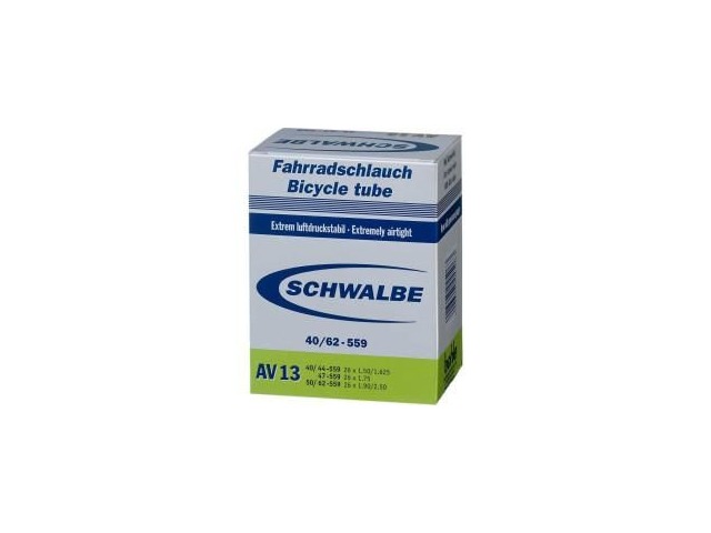 SCHWALBE 26x1.50-2.50 (Woods Valve Tube) DV13 click to zoom image