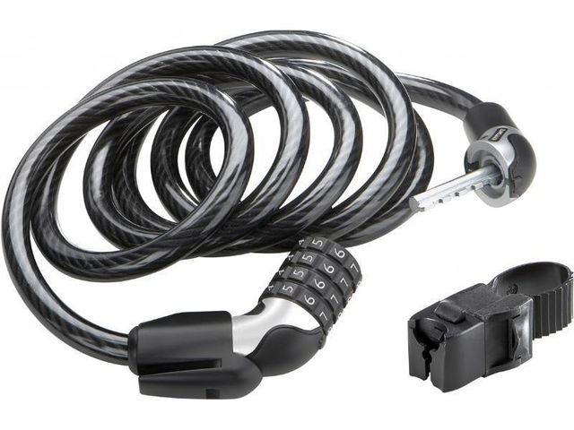 KRYPTONITE Kryptoflex combination cable lock with bracket (12 mm x 180 cm) click to zoom image
