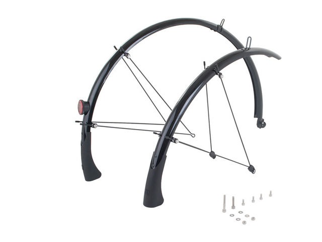 M-PART Primo full length mudguards 700 x 55mm black click to zoom image