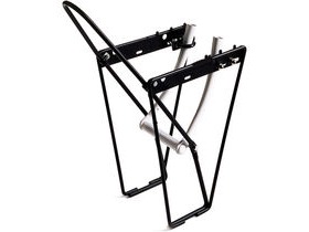 M-PART FLRB front low rider rack with mounting brackets and hoop alloy black
