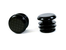 M-PART Carbon fibre bar end plugs for Road bikes