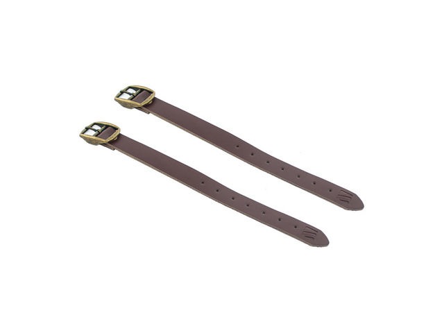 M-PART Leather basket straps, high quality, universal fit Brown click to zoom image