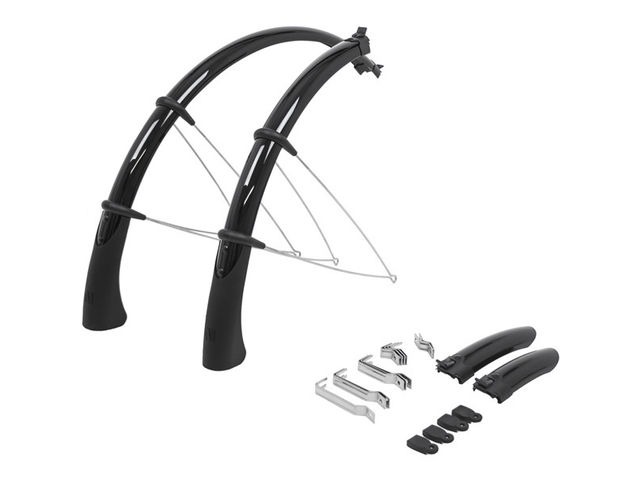 M-PART QF Quick Fit mudguards 700 x 38mm black click to zoom image