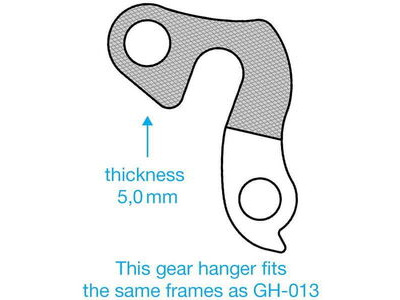 M-Part GEAR HANGER various bike brands click to zoom image