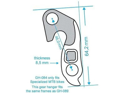 M-Part GEAR HANGER Specialized click to zoom image