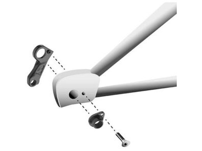 M-Part GEAR HANGER Cube (hanger + axle cap) click to zoom image