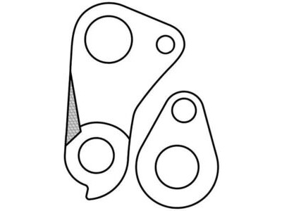 M-Part GEAR HANGER Scott (hanger + axle cap) click to zoom image