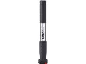 Truflo Micro 4 mini pump, flexi head for presta and schrader. Silver and black