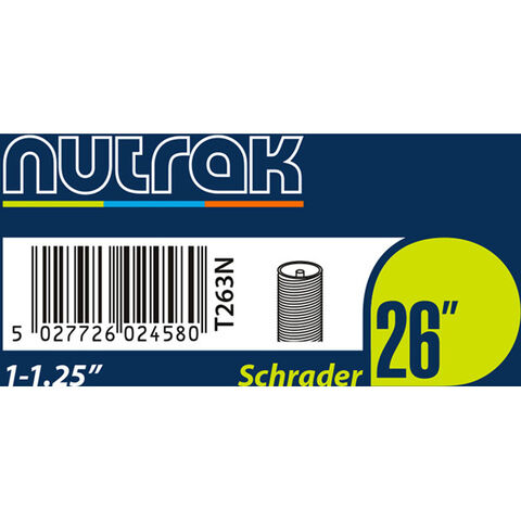 NUTRAK 26x1 - 1.25" Schrader click to zoom image