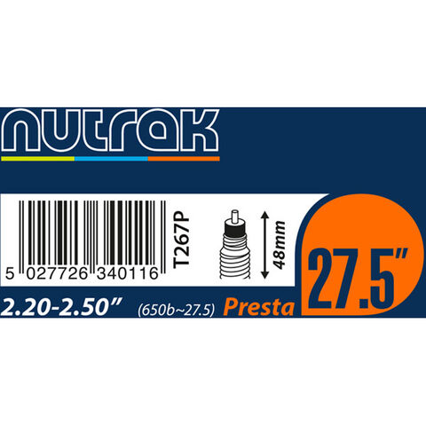 NUTRAK 26x4.0 - 4.3"" Presta 1.3 mm butyl click to zoom image