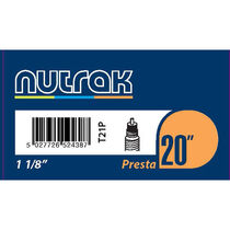 NUTRAK 20 x 1 1/8 inch Presta inner tube (28-451)
